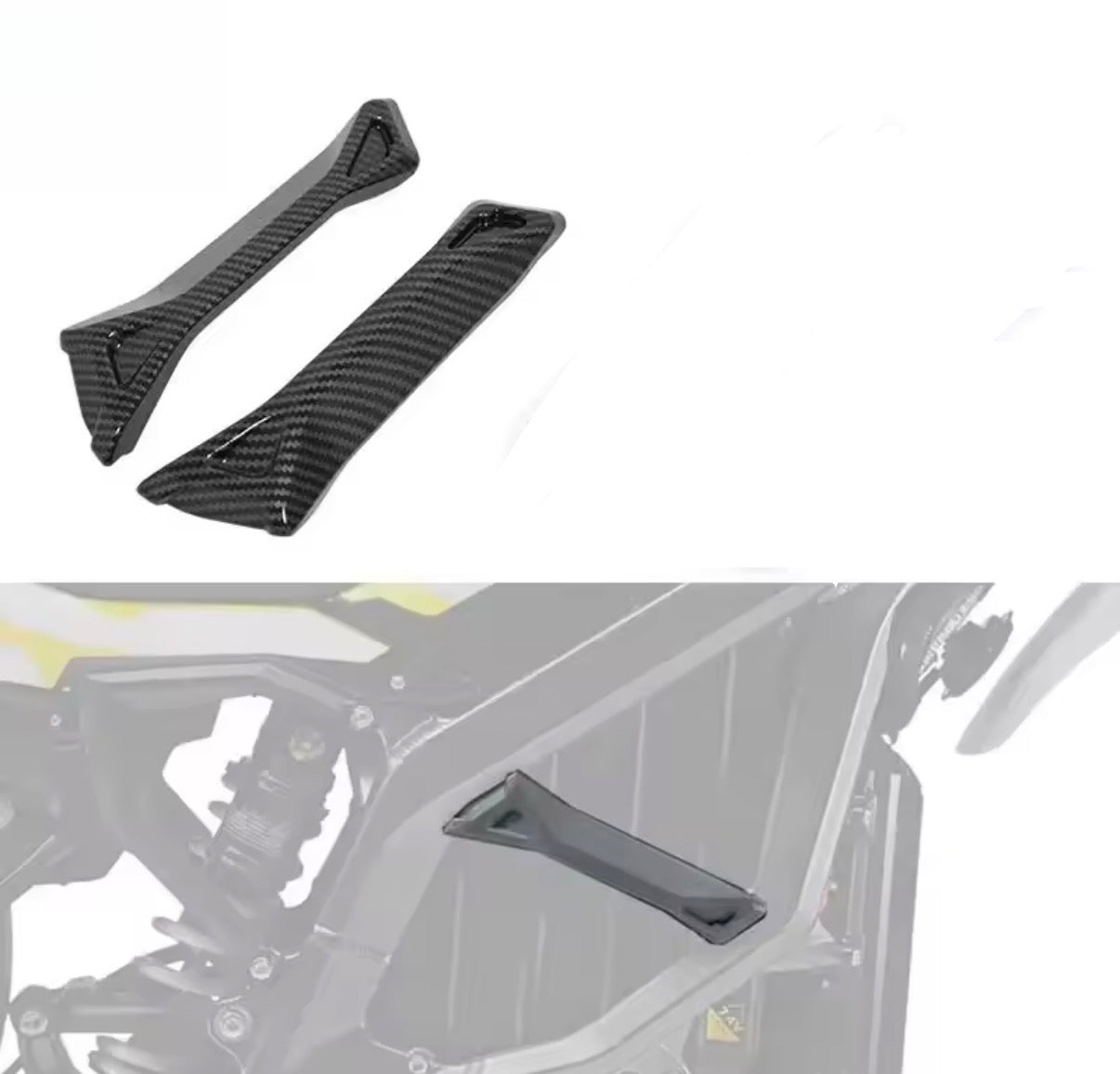 For SURRON Ultra Bee Carbon, and Surron LBX. Fiber Battery Compartment cover