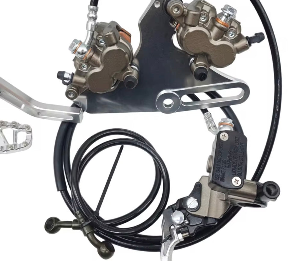 Dual mount Tuttio foot brake