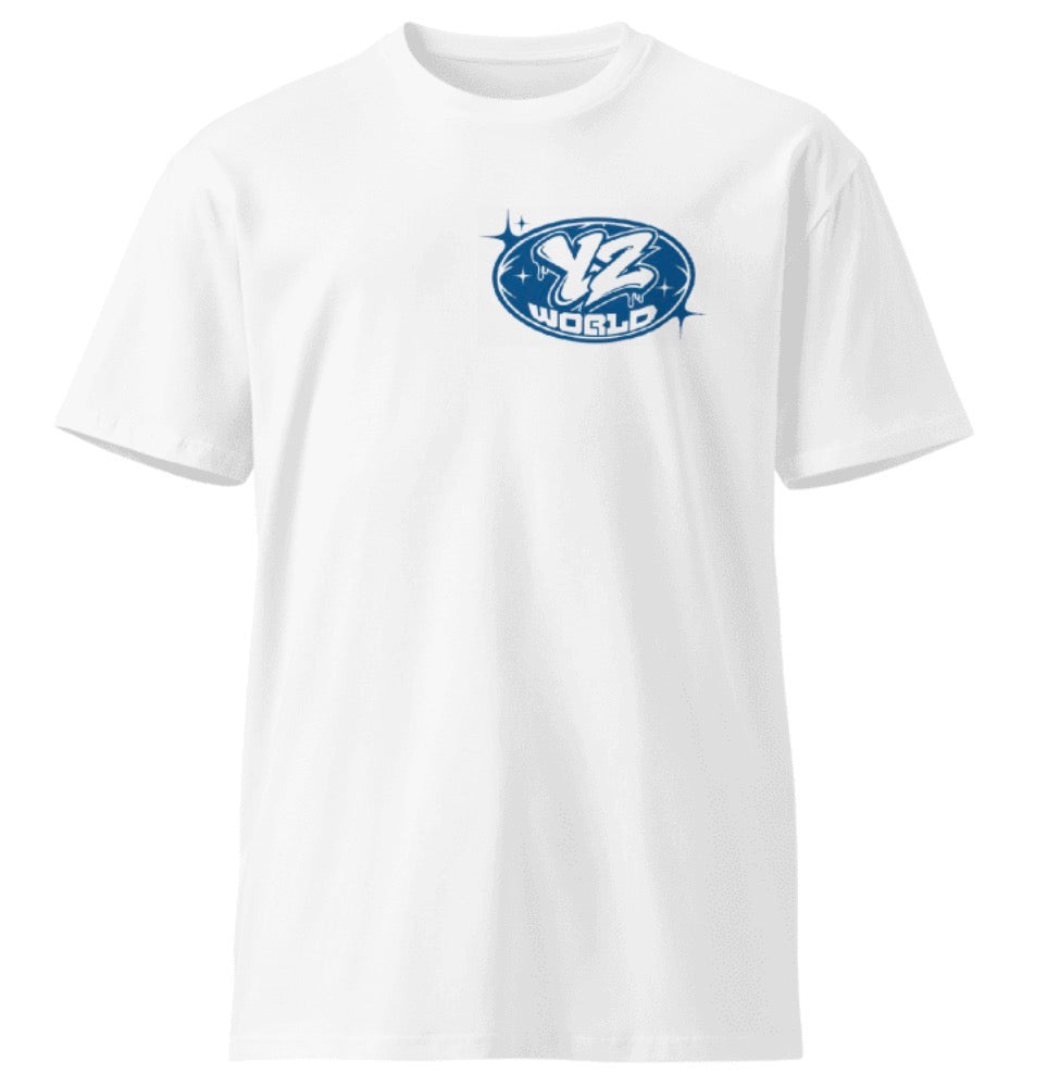 YZ world white shirt