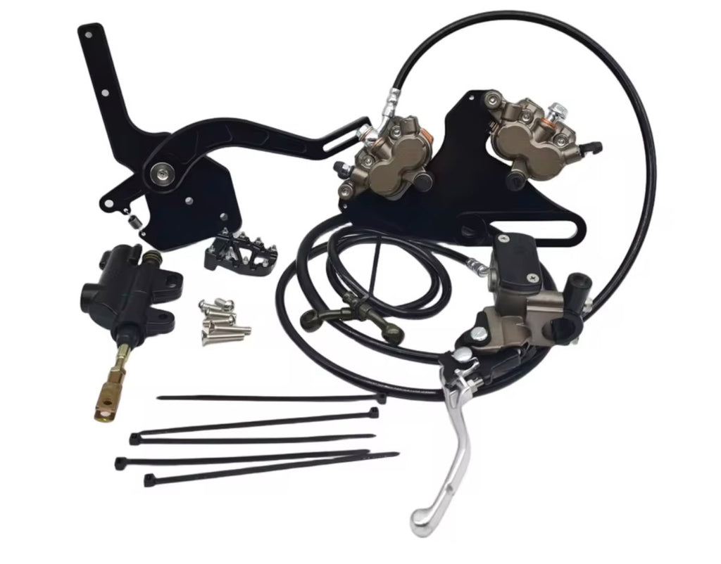 Dual mount Tuttio foot brake