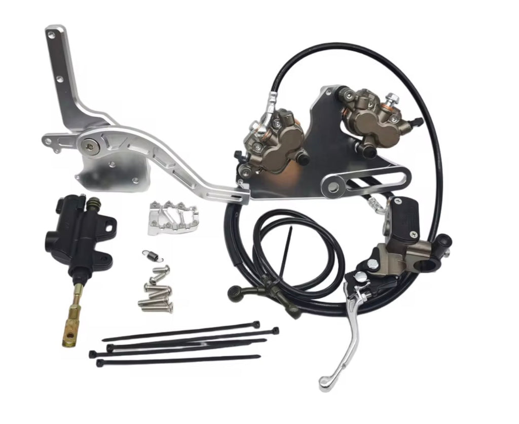 Dual mount Tuttio foot brake