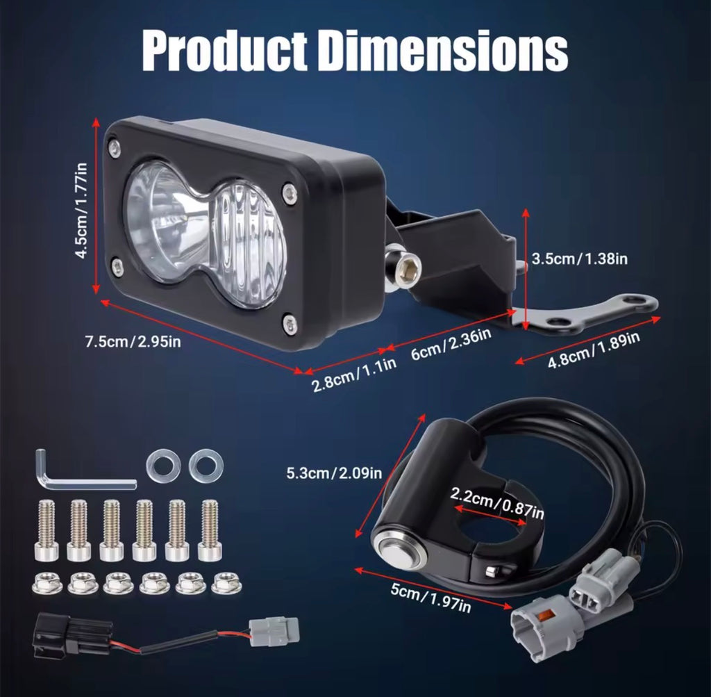 Plug in play baja light for any talaria