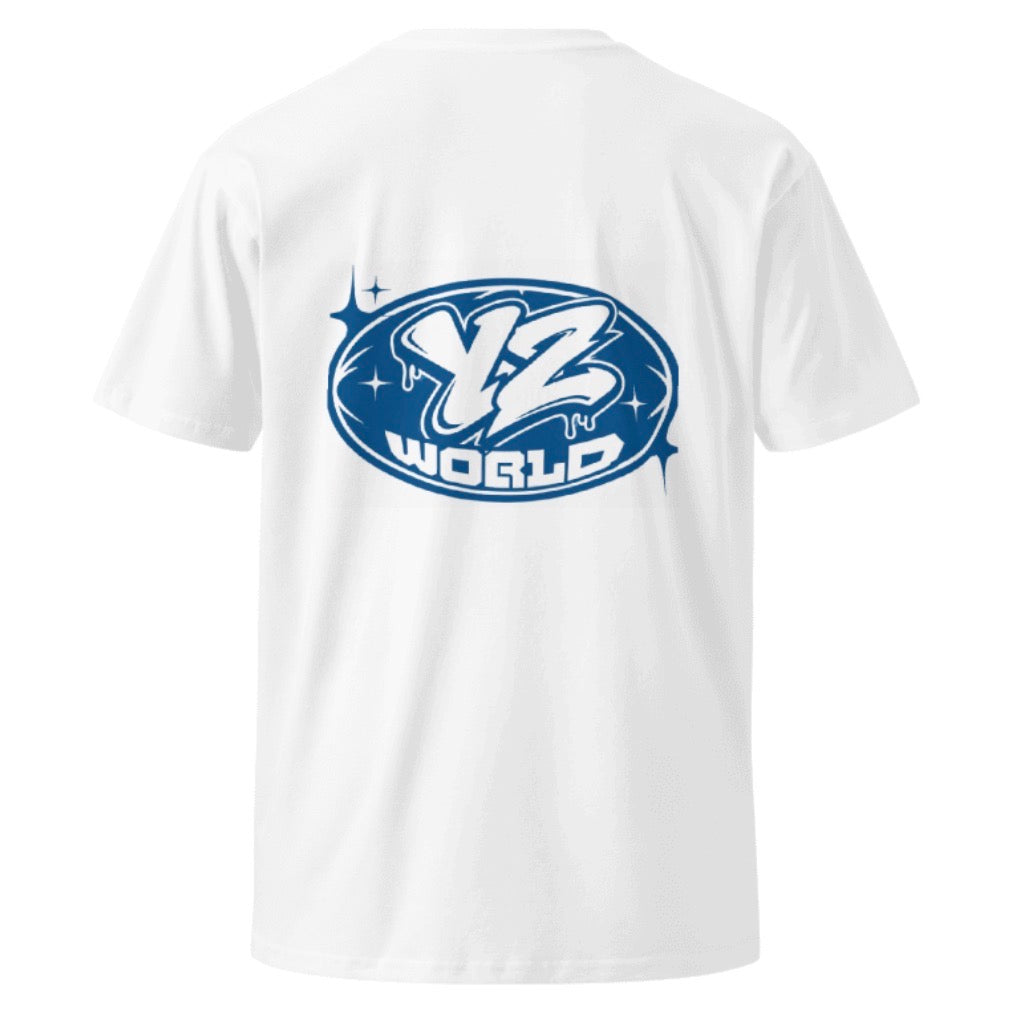 YZ world white shirt