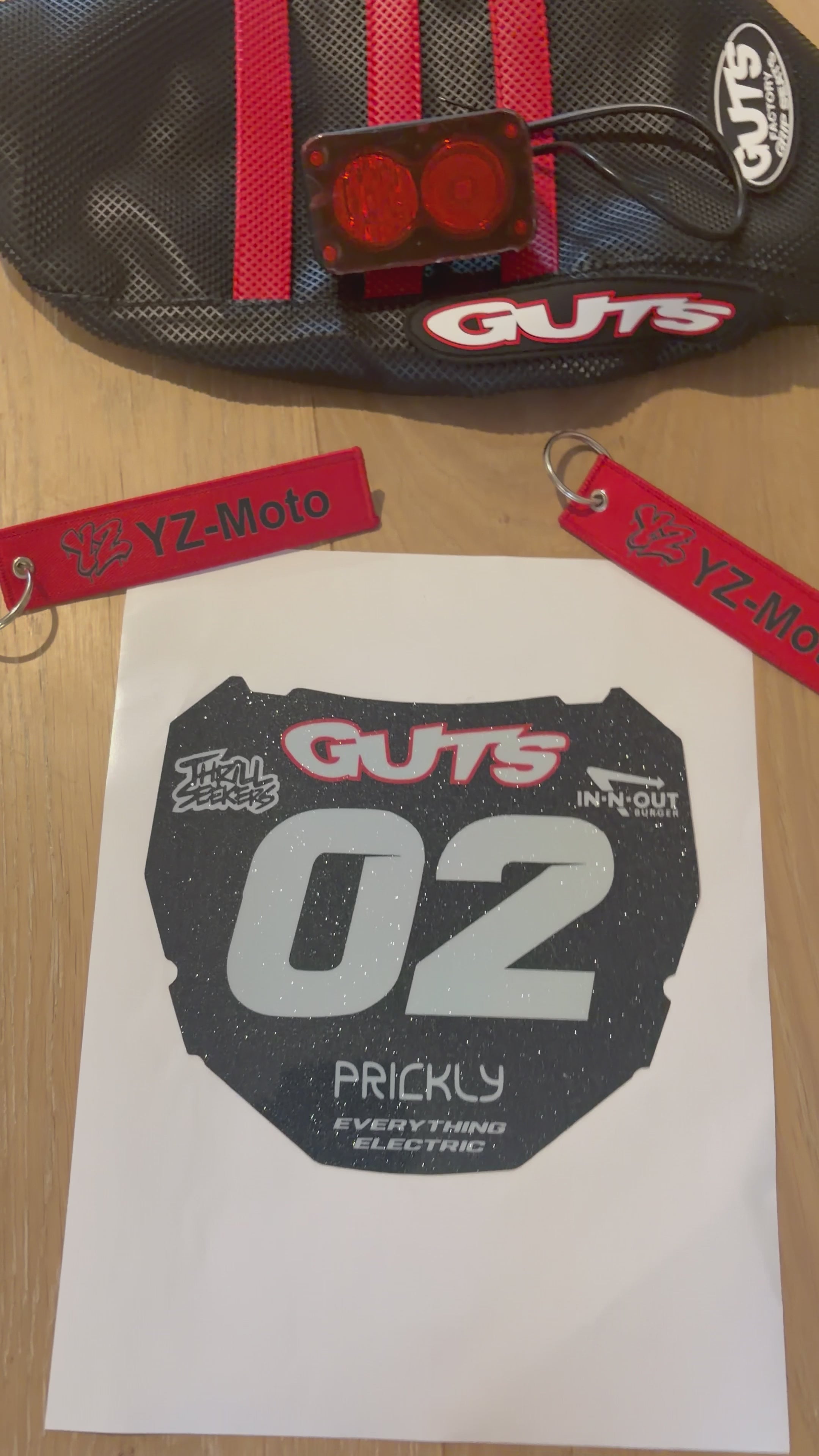 Front plate decals